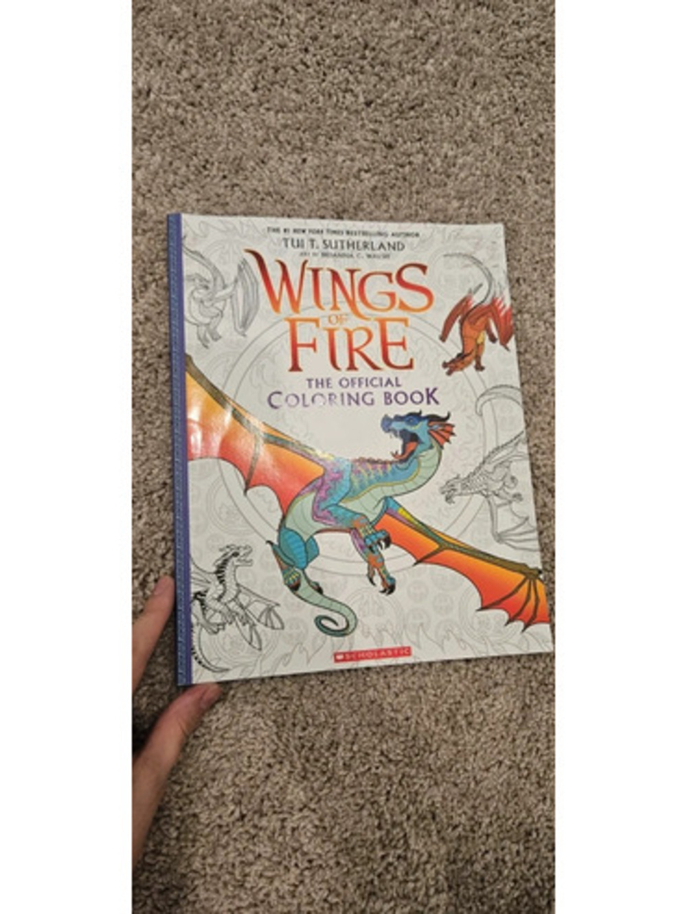 Wings of Fire: The Official Coloring Book by Tui T. Sutherland